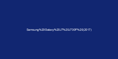 Samsung Galaxy J7 J730F (2017)